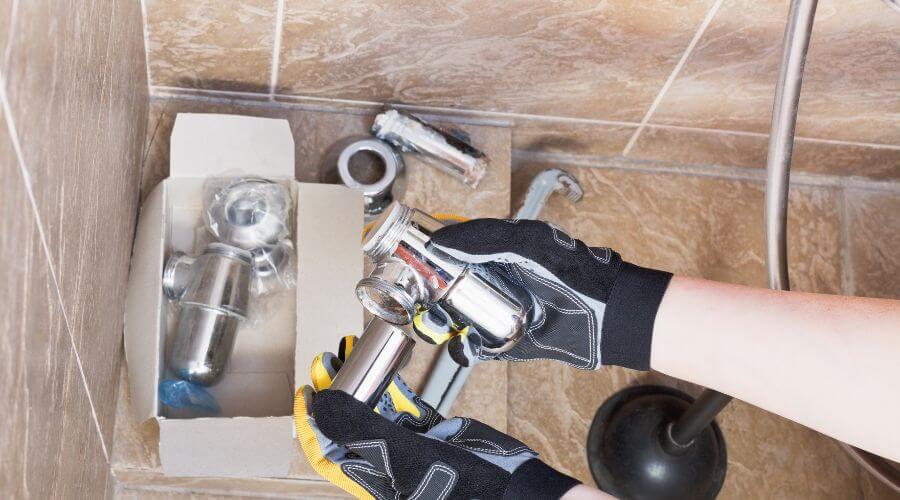 Professional gutter cleaning in Lupton, MI